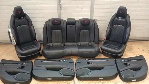 Intérieur cuir noir - , maserati