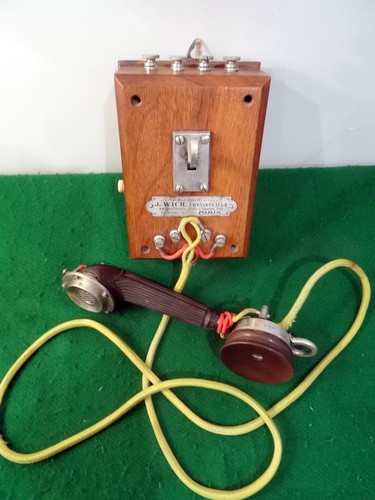 Ancien telephone antique - telephone,