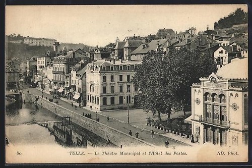 Cpa tulle théâtre - cpa,
