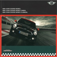 Catalogue brochure Mini (BMW) John Cooper Works (JCW) + cabrio / Clubman 2011 FR