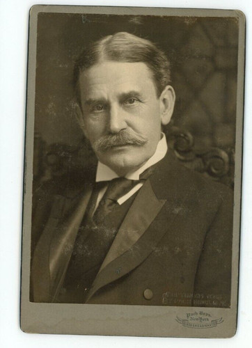 Vintage cabinet card - cabinet, h