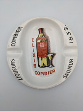 rare cendrier ancien Liqueurs Elixir Combier Saumur Moulin des Loups Orchies