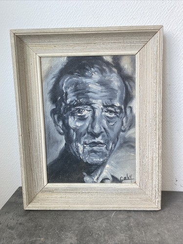 Ancien tableau portrait - tableau,