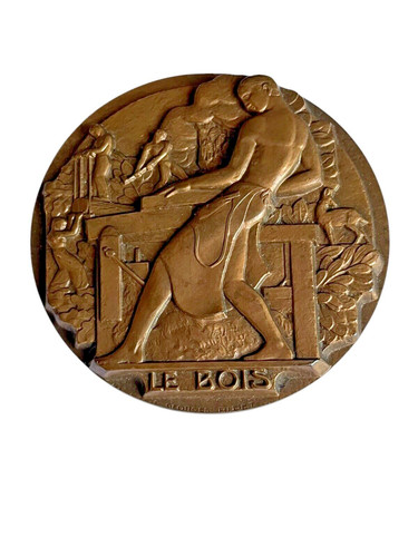 Ancienne médaille bronze - bronze, le