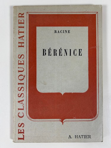 Racine bérénice les - racine:, bérénice/