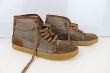 KICKERS T 39 Baskets Boots cuir marron taupe Très bon état