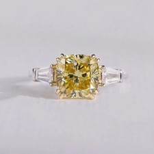 5 CT Champagne Traitée Bague