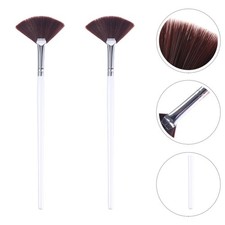  2 Pcs Brosse Visage Pinceau Teint Maquillage Applicateur De Masque Facial