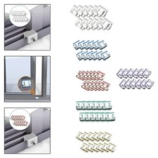 Lot de 12 verrous de sécurité pour fenêtres, protection enfants et animaux