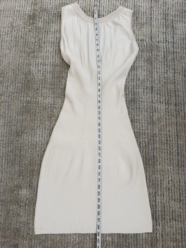 Alaia ribbed knit dress - knit, low