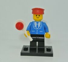 LEGO Train : Chef de gare - Figurine Minifig Personnage - Set 166 167 trn099