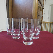 6 verres gobelet en cristal  de baccarat modèle tir bar ? signé