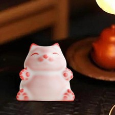 Figurine de chat en céramique