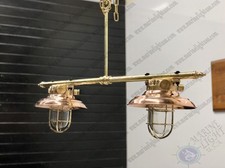 Lampe suspendue double en