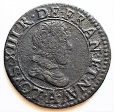 LOUIS XIII (1610-1643) - Double tournois 1626 A Paris - CGKL 390 a1