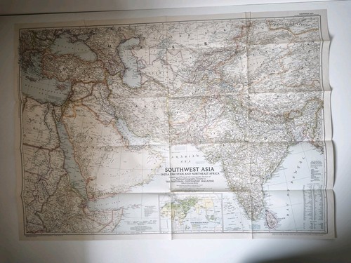 Carte national geographic - national, 1952
