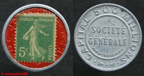 Timbre monnaie cts vert - monnaie,,