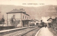 CPA - Laissey - La Gare (le