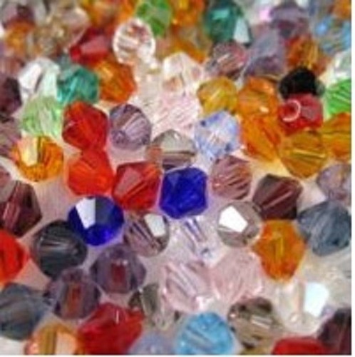 Perles toupies crystal 12 - ,