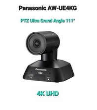 Panasonic AW-UE4KG Caméra compacte PTZ Ultra Grand Angle Noir. Neuve