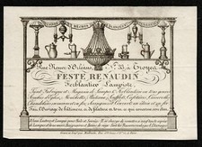 Troyes. Maison Feste Renaudin. Ferblantier - Lampiste. Vers 1845.