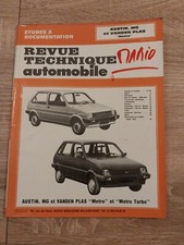 Revue Technique AUSTIN MG METRO Turbo 1000 L HLE 1.3 HLS VANDEM PLAS MINI
