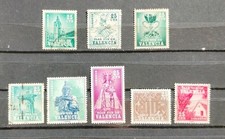 Espagne  - Lot de timbres VIGNETTE GUERRE CIVILE   Valencia