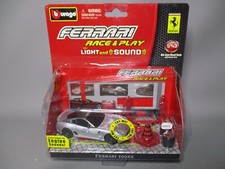 LE6512 BURAGO 18-31110 Diorama voiture 1/43 1:43 Ferrari 599 XX silver #3