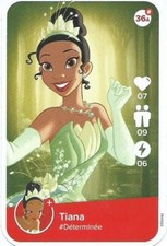 CARTE DISNEY CARREFOUR CUISINONS EN FAMILLE 2023 N°36A TIANA