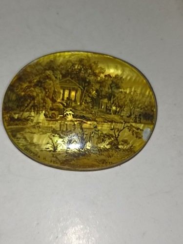 Broche ancienne superbe décor - broche,