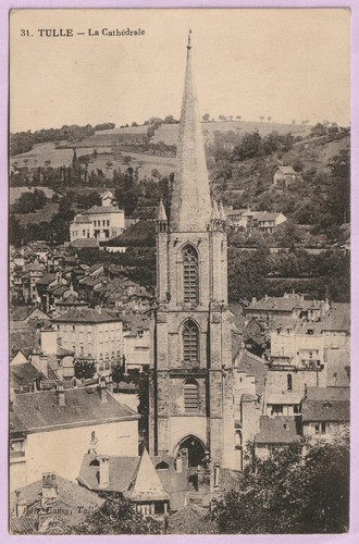 Cpa tulle cathédrale 31 - -,