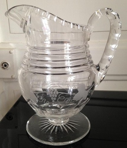 Superbe broc pichet cristal - pichet,