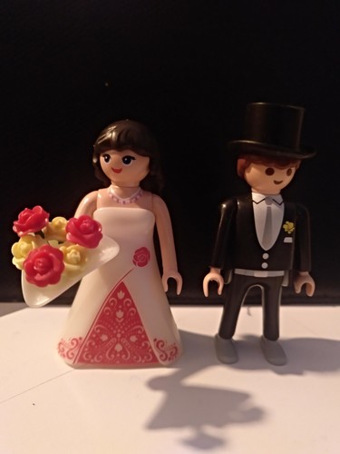 Playmobil couple mariés - playmobil,