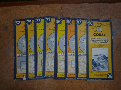 Cartes michelin serie 1950 - 1950, a