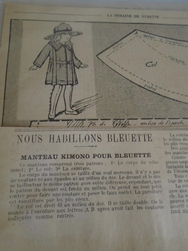 Patron original poupee - ,