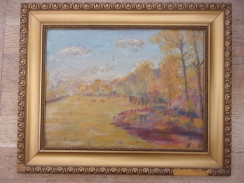 Tableau paysage huile - paysage, l'huile