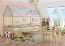 Lit cabane bébé 90x200 - lit,