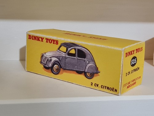 Dinky toys boite vide repro - boite,