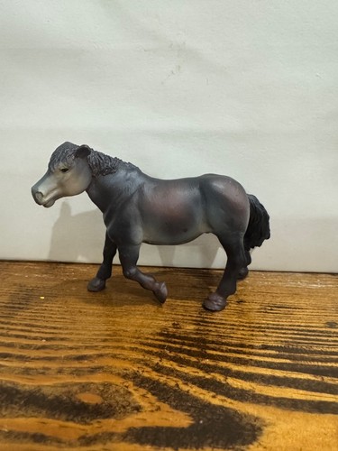 Retired papo gray pony horse - papo,