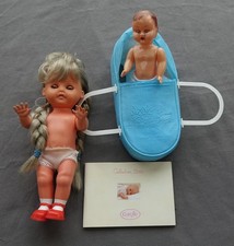 poupée GéGé SD7 made in france + poupon avec couffin et catalogue Corolle