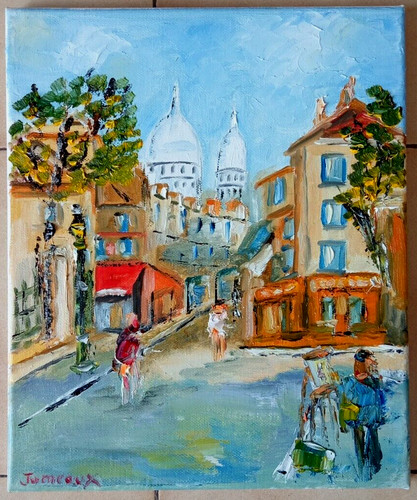 Paris montmartre rue - montmartre, norvins