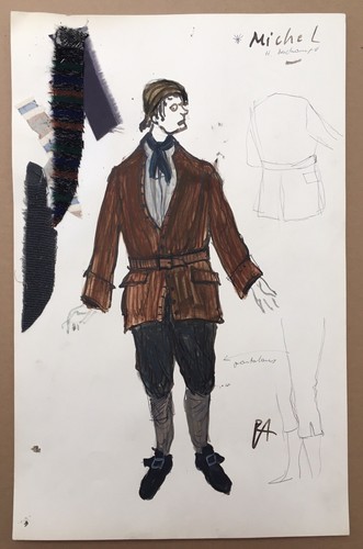 Dessin maquette costume - maquette,
