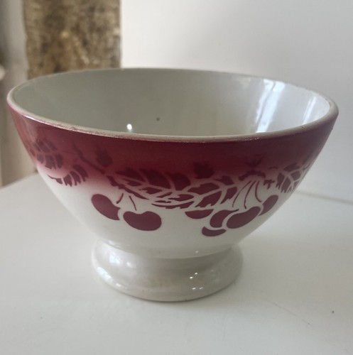 Ancien bol luneville decor - ,