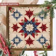 Vintage Star Quilt Wooden
