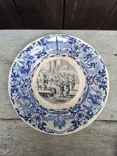 Assiette Parlante Faience De