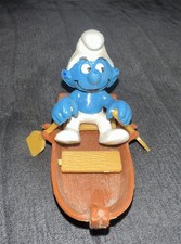 Schtroumpf en barque Schleich