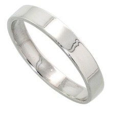 5mm Hommes & Femme Argent