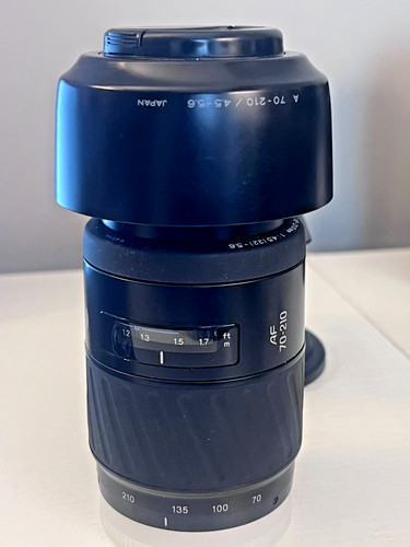 Minolta maxxum 210mm f - af, 70-210mm