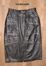 Chic: Jupe En Cuir Noir