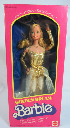 Mattel barbie 1980 - 1980, "golden